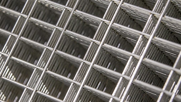 Teräslangasta hitsattua verkkoa